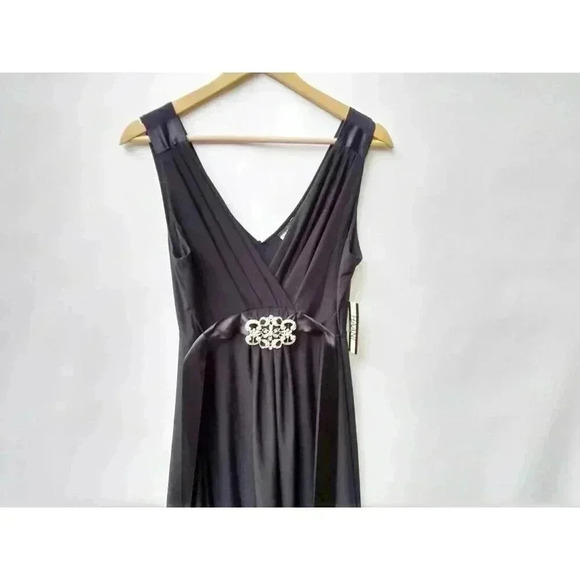 HAANI Women's Sleeveless Black elegant dress Sz L - Picture 6 of 6